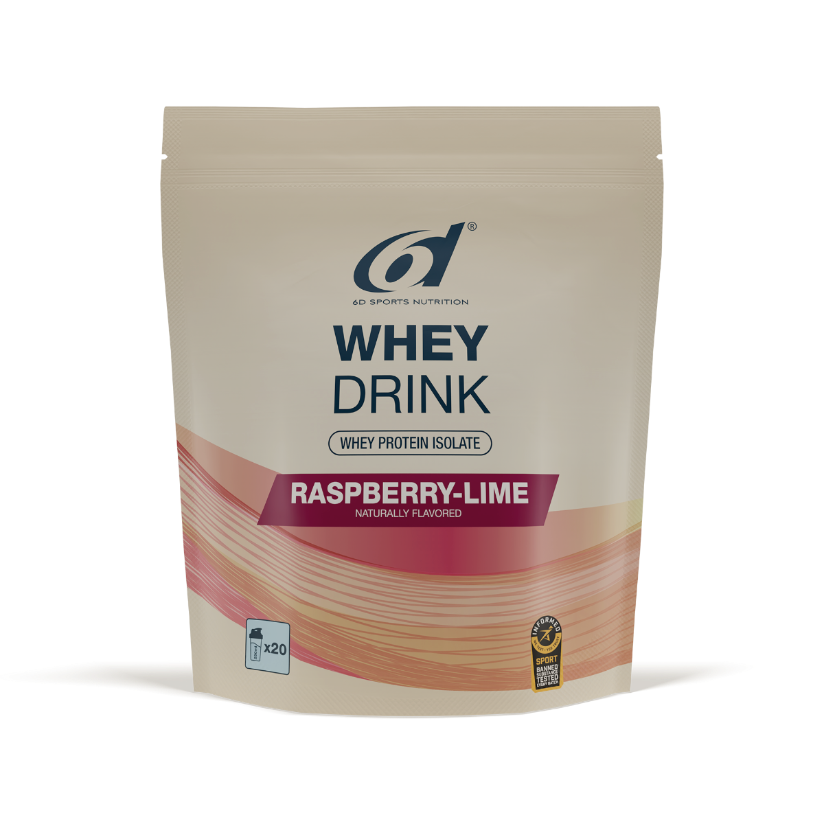 Whey Drink - Framboos-Limoen