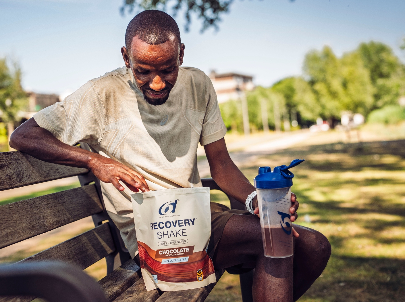 Bashir Abdi mit 6d Recovery Shake