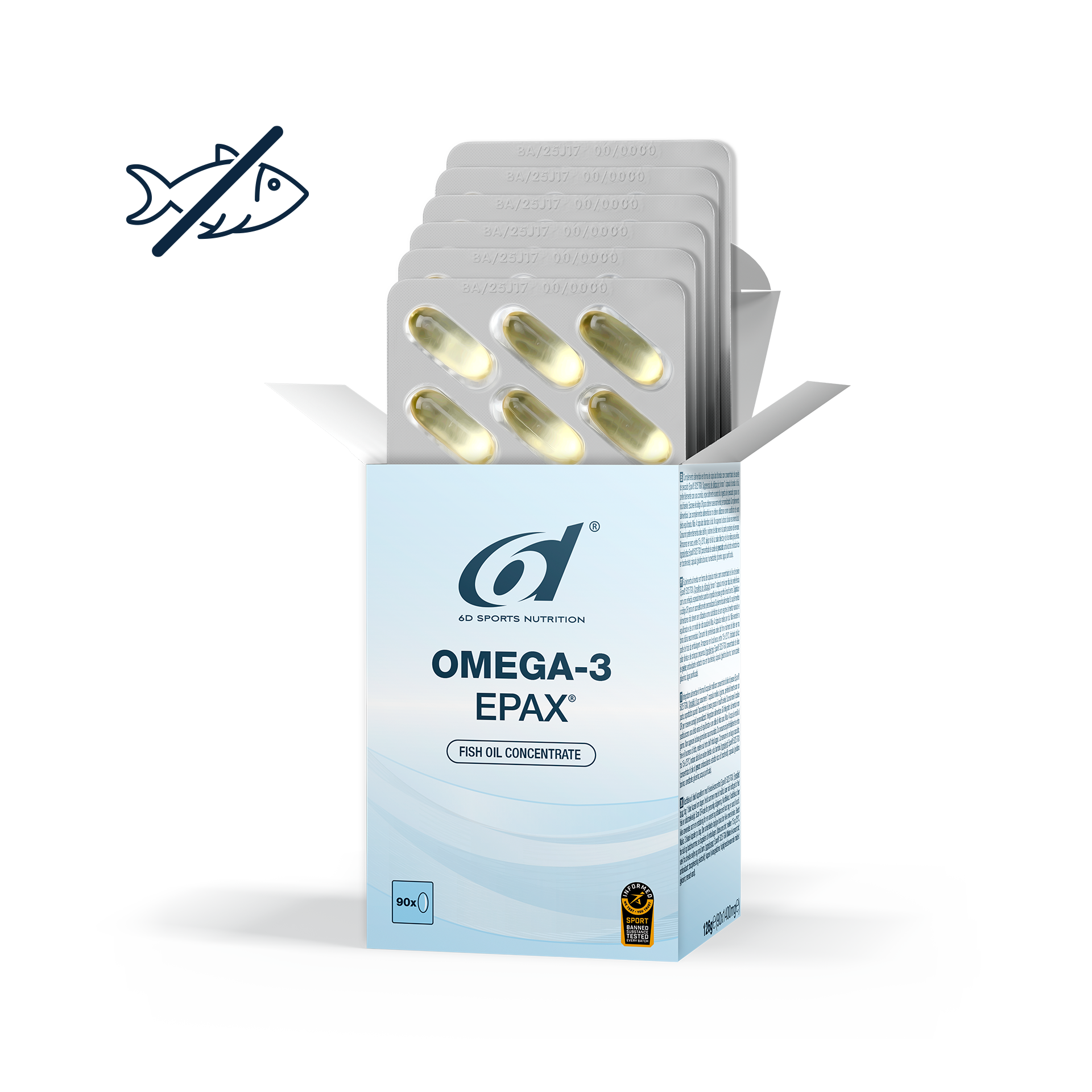 6d Omega-3 EPAX mit Symbol für zu wenig fetten Fisch